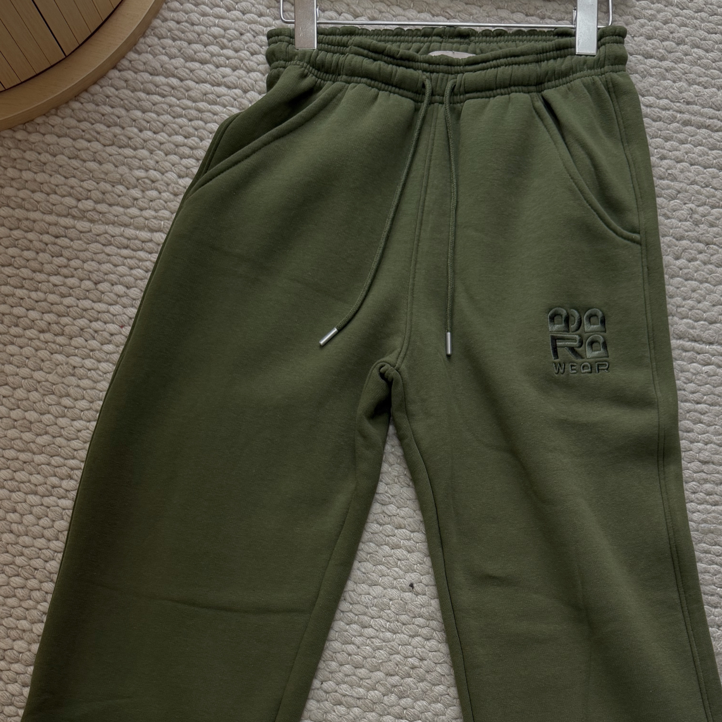 ADARA Wide Leg Joggers – Khaki