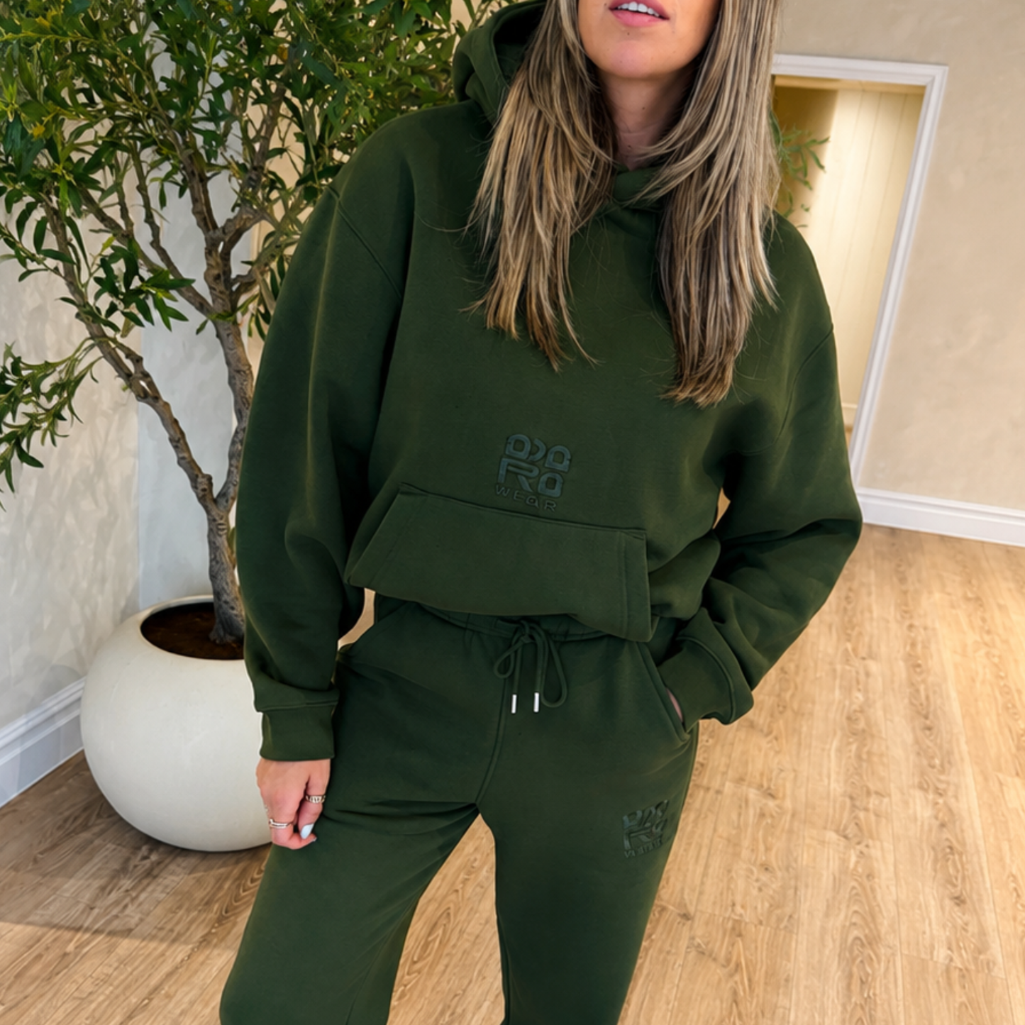 ADARA Oversized Hoodie – Khaki