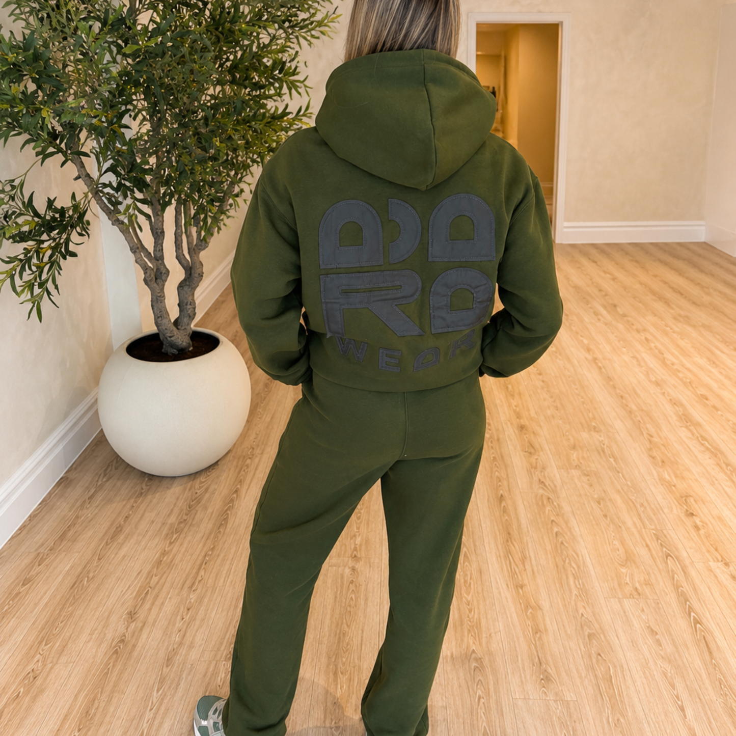 ADARA Oversized Hoodie – Khaki