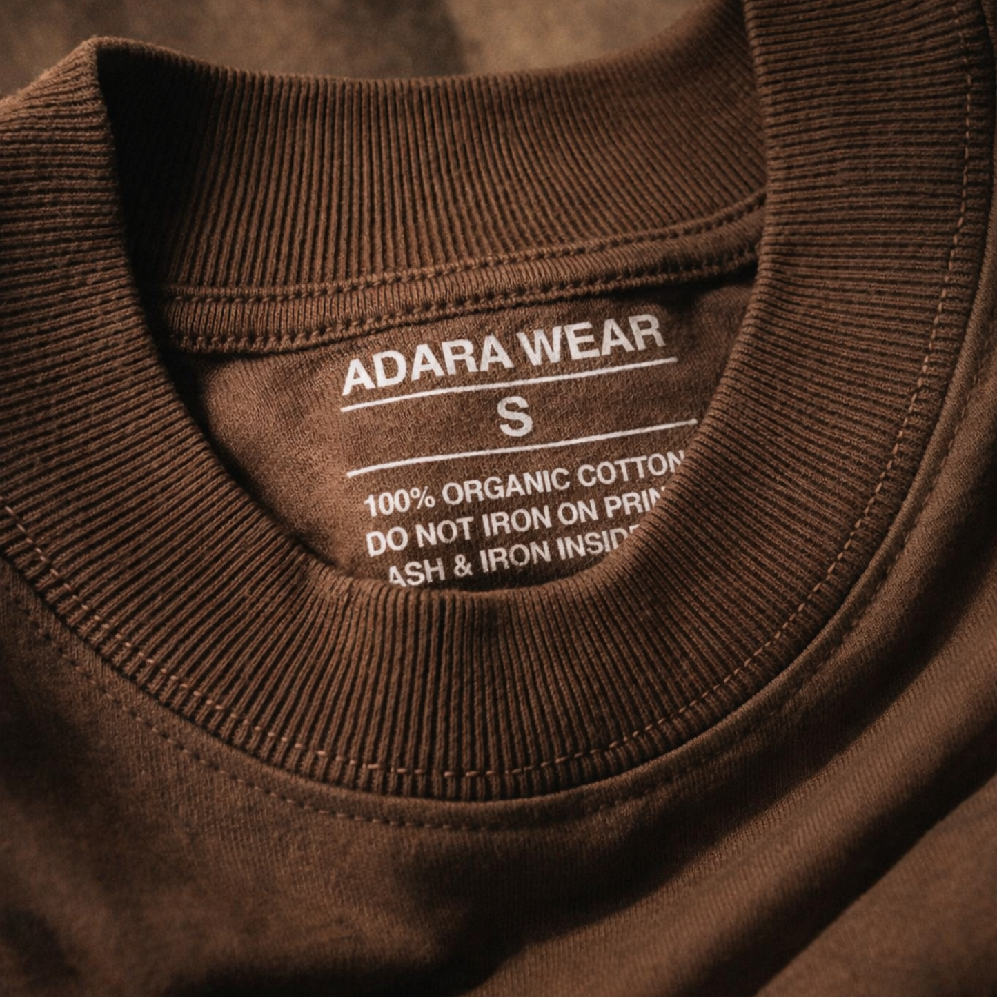 ADARA “Perspective” Oversized Tee – Chocolate